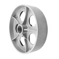 Durastar Wheel; 12X3 Semi Steel (Silver); 1-15/16 Plain Bore; 3-1/4 Hub Length 1230SS86S-O